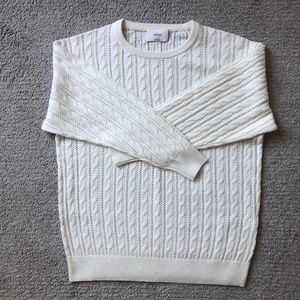 Aritzia- Wilfred Marino Wool Blend Library Sweater.